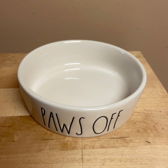 Rae Dunn Other - Rae Dunn “Paws Off” Small Ceramic Cat Bowl